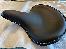 Harley Knucklehead VL Black Saddle Seat No Hole Pan 1934-1939 European