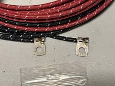 Harley 1946-47  Sidecar Wiring Harness Correct Soldered Terminals Asphalt Loom