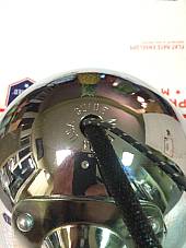 Harley Panhead Hydra-Glide Guide Headlamp Chrome 1949-1959 Servicar Headlight 6V