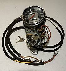 Harley NOS OEM 1965-1967 Electra-Glide Dash Base Harness & Speedo Assembly