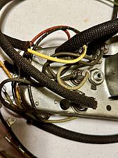 Harley NOS OEM 1965-1967 Electra-Glide Dash Base Harness & Speedo Assembly