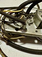 Harley NOS OEM 1965-1967 Electra-Glide Dash Base Harness & Speedo Assembly