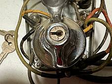 Harley NOS OEM 1965-1967 Electra-Glide Dash Base Harness & Speedo Assembly