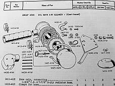Harley WLA WLC Oil Bath Air Cleaner Mount Hardware Kit 41-42 WWII OEM# 1408-41M