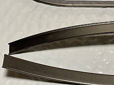 Harley Knucklehead UL WL Stainless Tank Trim Set w/ Mount Strips  1941-46 USA