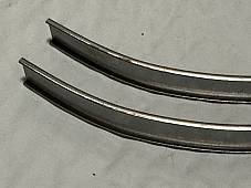 Harley Knucklehead UL WL Stainless Tank Trim Set w/ Mount Strips  1941-46 USA