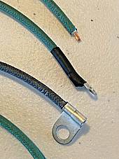 Harley Knucklehead UL WL 1947 Dash Wiring Kit W/ Oil Pressure Wire & Terminal