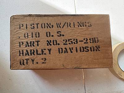 Harley NOS 25329D WL WLA WLC DL RL  Servicar Complete Piston Kits .010 192973