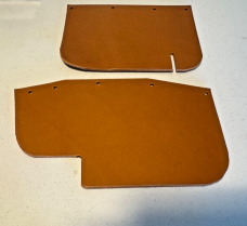 Harley 11315-30 11315-38 Leg Shield Leather Flaps WL WLA WLC Servi 1938-73