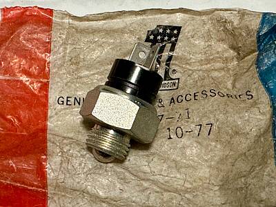 Harley NOS OEM 7150771 Neutral Safety Switch FL FX 19711973 AMF