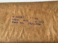 Harley NOS 1429-41M Oil Bath Air Cleaner Oil Cup Cork Gasket WLA WLC Military