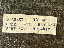 Harley NOS 1429-41M Oil Bath Air Cleaner Oil Cup Cork Gasket WLA WLC Military