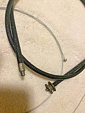 Harley 3334-32 Knuckle VL RL WLA Cloth Spark Throttle Cable Coil 1932-48  EURO