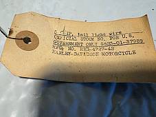 Harley NOS OEM WLA 1942-45 Tail Lamp Black Out Light Wire Clip WWII 4727-42