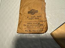 Harley NOS OEM WLA 1942-45 Tail Lamp Black Out Light Wire Clip WWII 4727-42