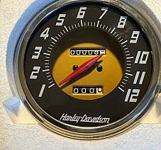 Harley Aftermarket Panhead Speedometer  2:1 Ratio 53-55 67004-53 w/ Logo