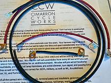 WL Civilian 41-45  Premium Wiring Harness Correct Soldered Terminals Cotton Loom