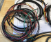 Harley ElectraGlide Wire Wiring Harness Kit 1969 W/ Battery & Starter Cables