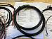 Harley ElectraGlide Wire Wiring Harness Kit 1969 W/ Battery & Starter Cables