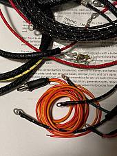 Harley Electra-Glide Wire Wiring Harness Kit 1969 W/ Battery & Starter Cables