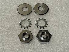 Harley Spotlamp Bar Mount Mounting End Nuts 1946-1957 W/ Front Monroe Shock