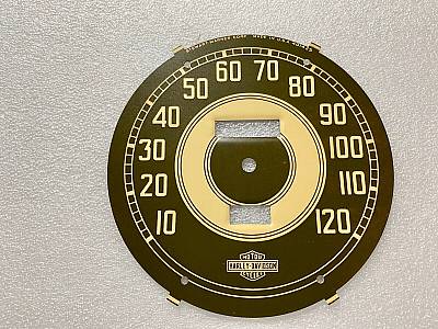 Harley WLA WLC Military OD Green SW Speedometer Face 194145 For OEM Speedos