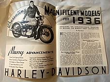 Harley Enthusiast Model Intro Issue 1936 Models Jan 1936 RL VL VLH Servicar