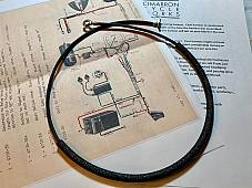 Harley 1946-47 Knucklehead UL WL Circuit Breaker Timer To Coil Wire 1613-30B