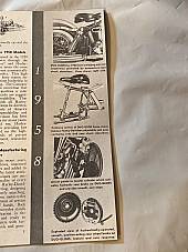 Harley Enthusiast Sept 1957 Model Intro For 1958 Models Duo-Glide XL 165 Hummer