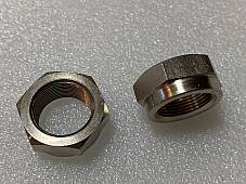Harley JD Front Hub Cone Nuts Axle 1921-1929 Nickel Replaces OEM# 3929-21 USA