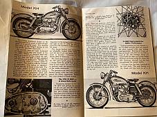 Harley Enthusiast Sept 1954 Model Intro For 1955 Models KH FLH Panhead Servicar