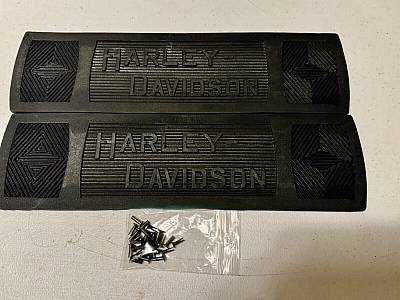 Harley 294014 JD Single VL Knucklehead Footboard Mats w/ Rivets191439 USA