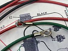 Harley 1930-1936 VL RL C Tail & Stop Lamp Light Wiring Harness Wire Kit 4704-34
