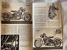 Harley Enthusiast Sept 1953 Model Intro For 1954 Models Golden Jubilee Edition