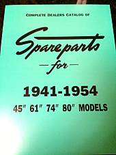 Details about   Factory SPARE PARTS Catalog Book for Harley 1941-1954 Big Twins & 45 230 p 