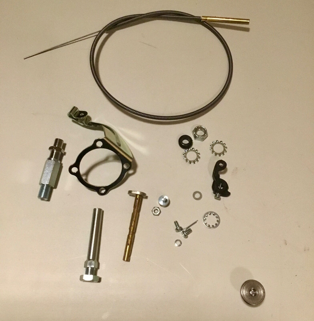 Harley Knucklehead Panhead WL UL Dash Mount Gentlemen's Choke Lever Kit 14200-46