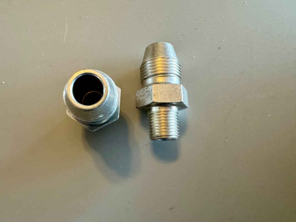 Harley JD VL WL Knuckle Oil Nipple Fittings 1915-73 OEM# 3577-15 63533-15 Cad