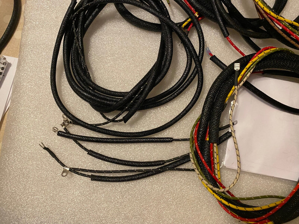 Harley Complete 1966-70 Servicar Wiring Harness Kit W/ Tail Lamp Wires USA