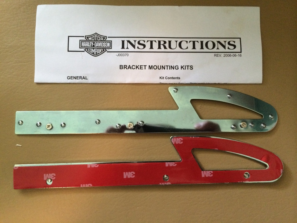 Harley Panhead 55 & 56 Gas Tank Emblems w/ Mount Kit Adhesive Type