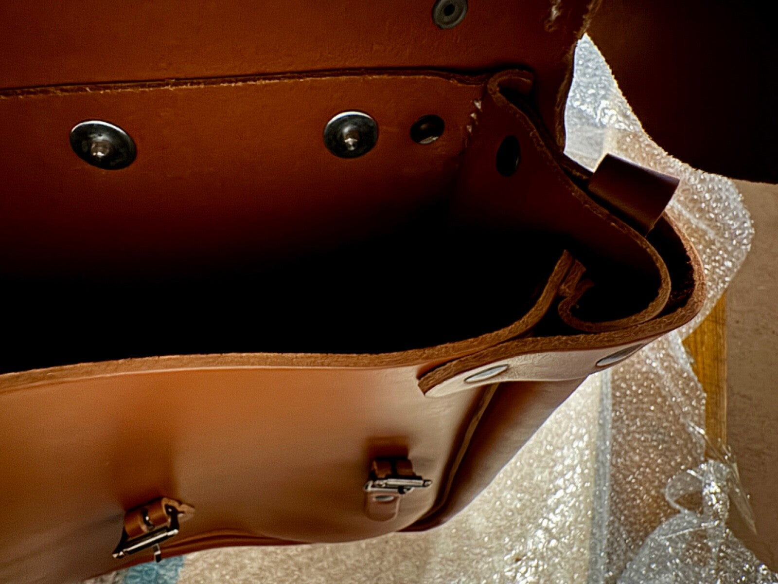 Harley 11786-X WLA WLC Smooth Grain Saddlebags  1942-1952 European