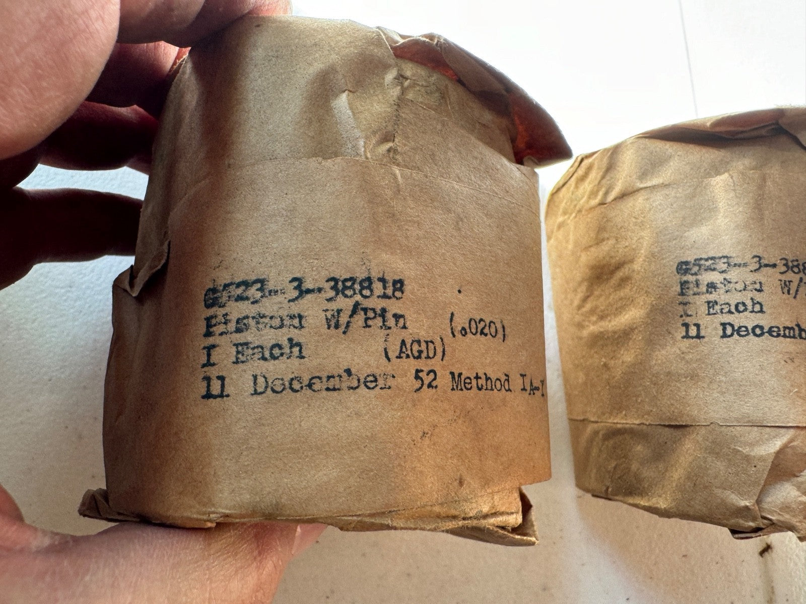 Harley NOS 253-29E WL WLA WLC DL RL  Servicar Complete Piston Kits .020 1929-73