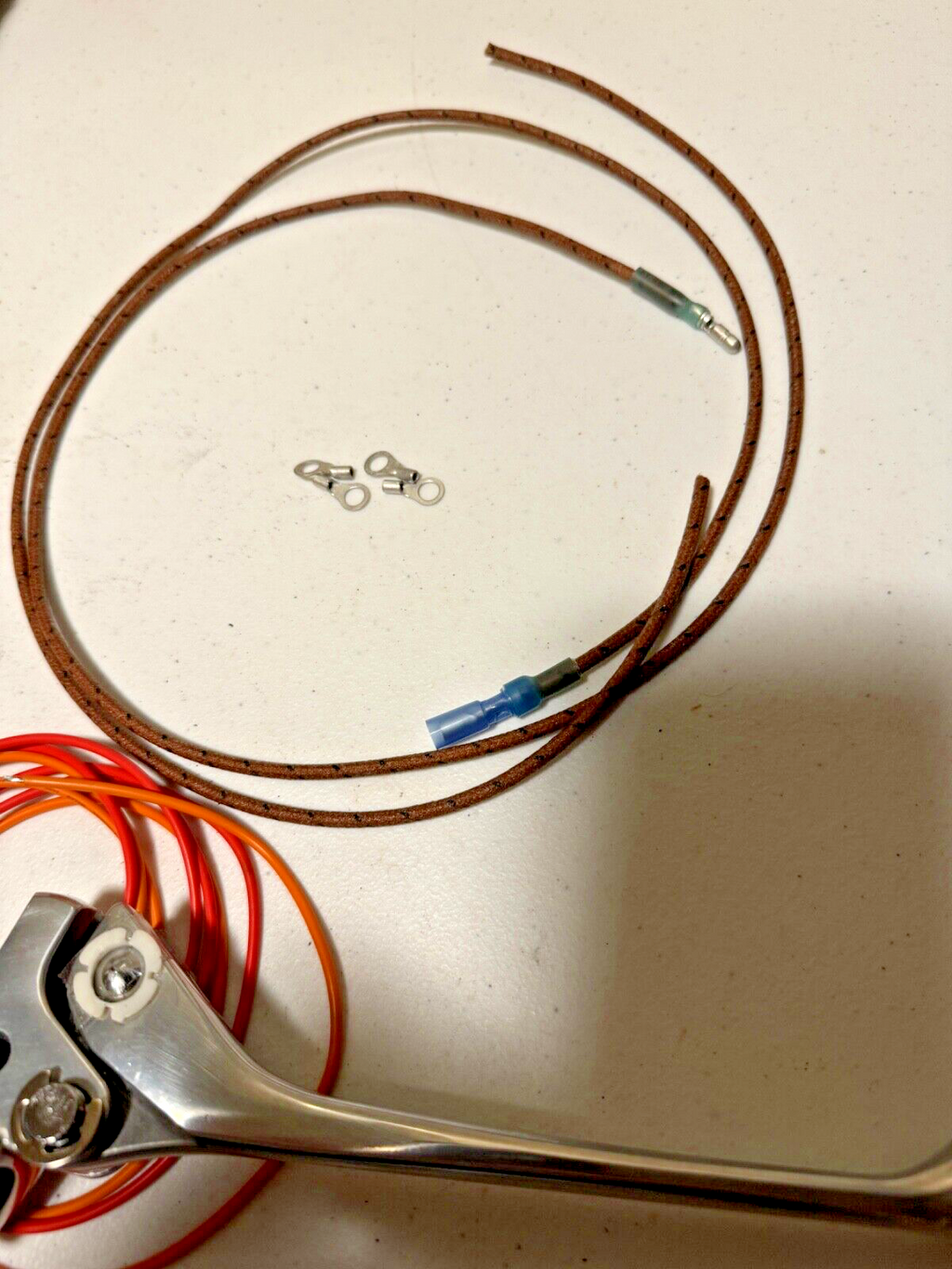 Harley Panhead Shovelhead Front Brake Lever & Switch Kit 1948-1972 For 1" Bars