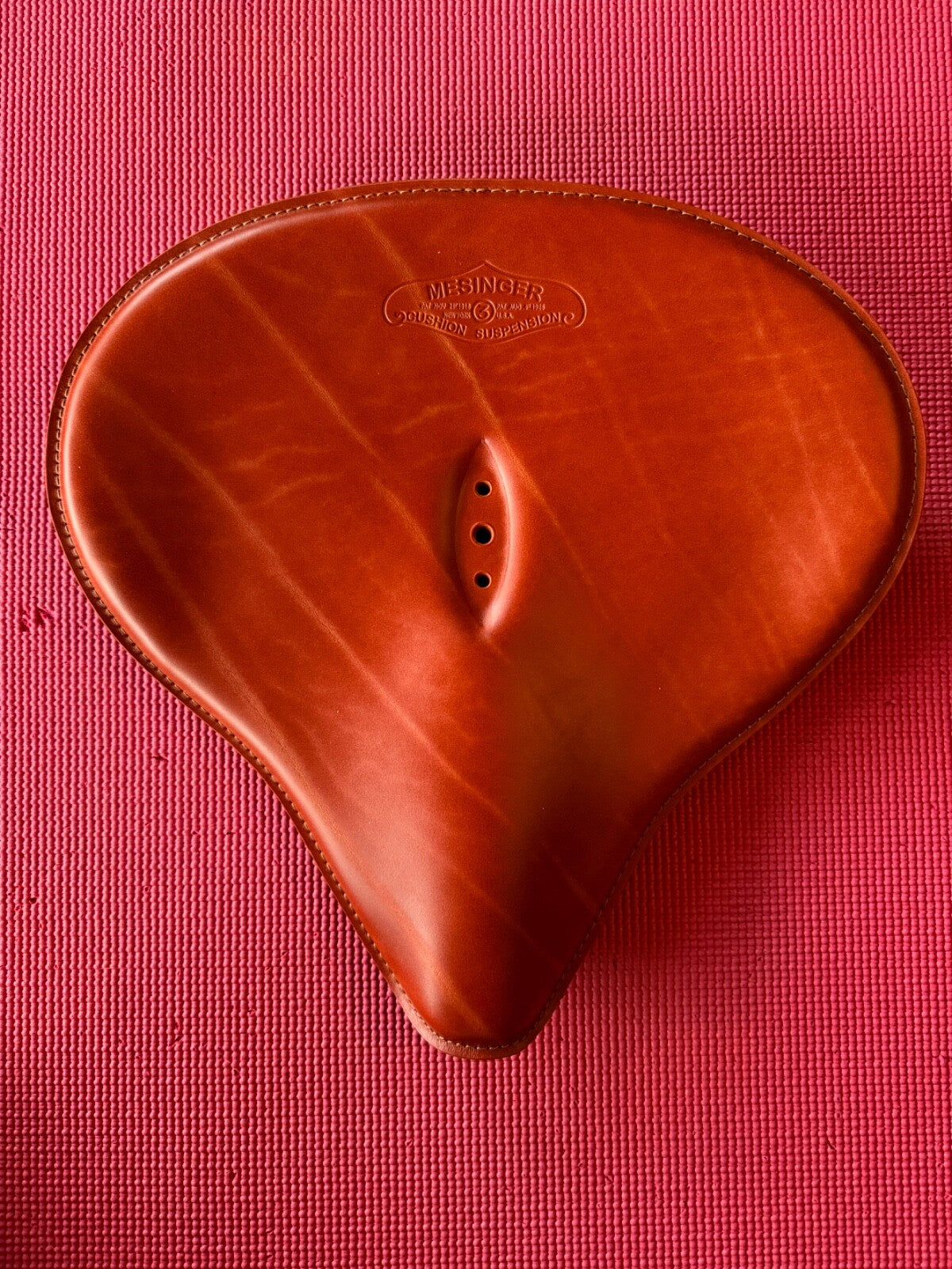 Harley 3181-25 JD VL RL C Single Mesinger #3 Tan Saddle Seat  Distressed Top