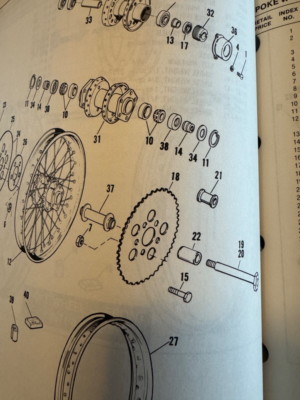 Harley 41595-67 Rear Axle Spacer 1971-72 FX Super-Glide Boat Tail Night Train
