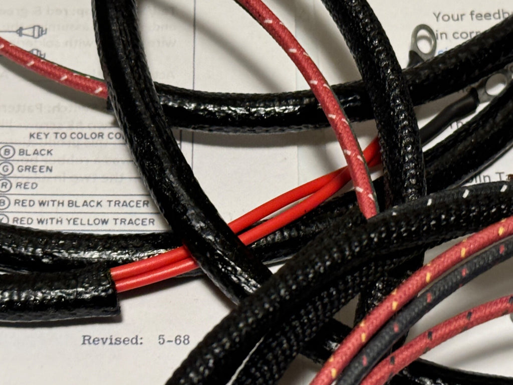 Harley 70320-65 Sportster XLCH Wiring Harness Kit 1967-69 USA Made