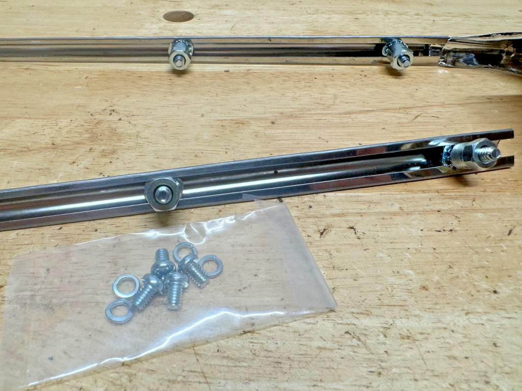 Harley FL FLH Shovelhead Front Fender Tip Trim Kit 1967-72 Electra-Glide