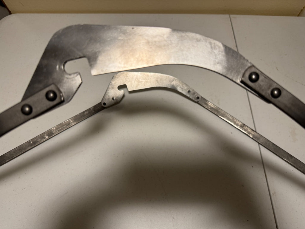 Harley 3726-40 UA ELC WLC Big Twin Military Front Fender Brace Set 1940-45