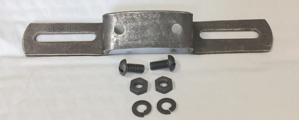 Harley Beehive Tag License Bracket 39-46 Knucklehead OEM# 5092-39 Stamped H-D