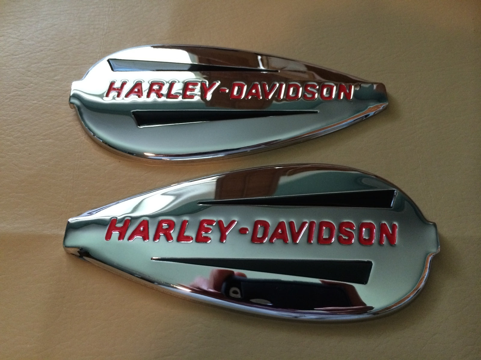 Harley Knucklehead Flathead UL WL 40 to 46 Gas Tank Emblem Adhesive Mount Kit