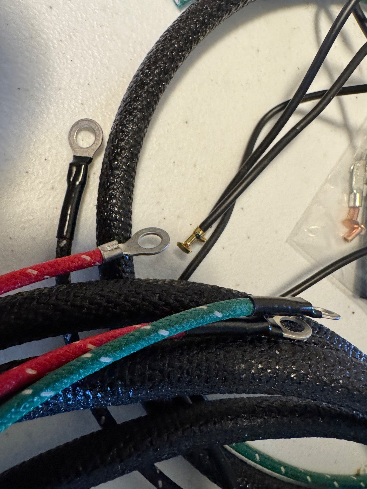 Harley Sportster XLH Wiring Harness Kit 1968-69 W/ Turn Signals Vinyl & Cotton4
